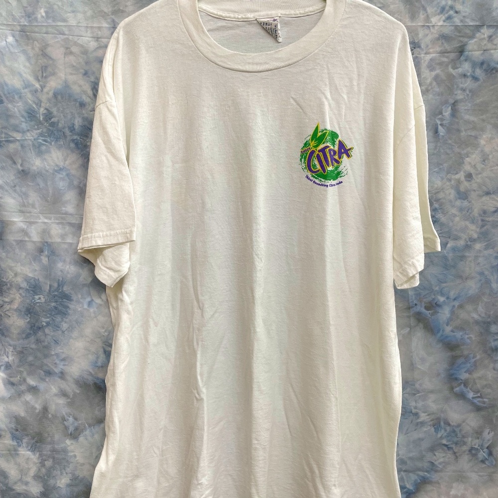Vintage Citra Soda Tee mens Size XL White Good Condition Delta Tag